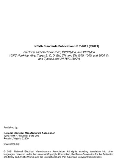 Standards PDF Cover Page