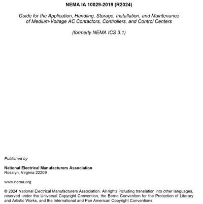 Standards PDF Cover Page