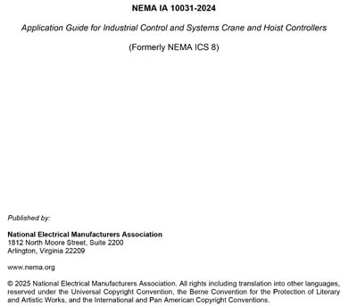Standards PDF Cover Page
