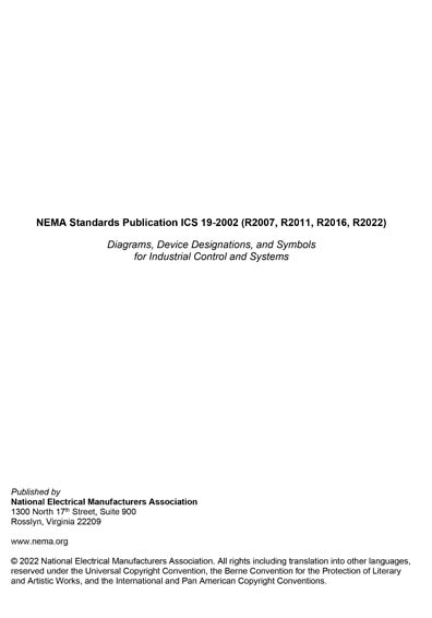 Standards PDF Cover Page
