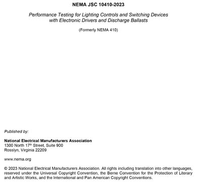 Standards PDF Cover Page