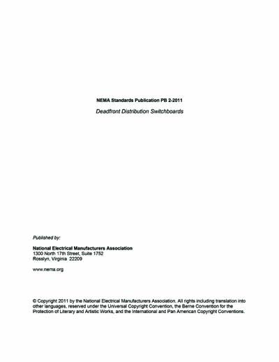 Standards PDF Cover Page