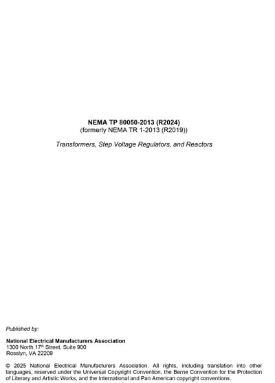 Standards PDF Cover Page