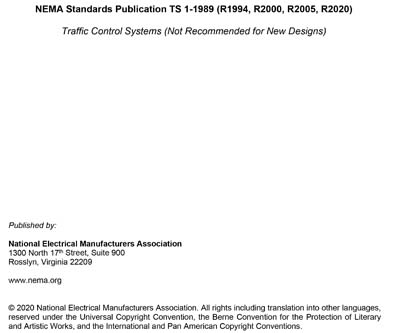 Standards PDF Cover Page