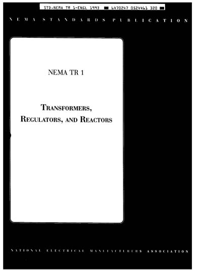 Standards PDF Cover Page