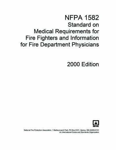 nfpa-1582-2000-nfpa-1582-standard-on-medical-requirements-for-fire