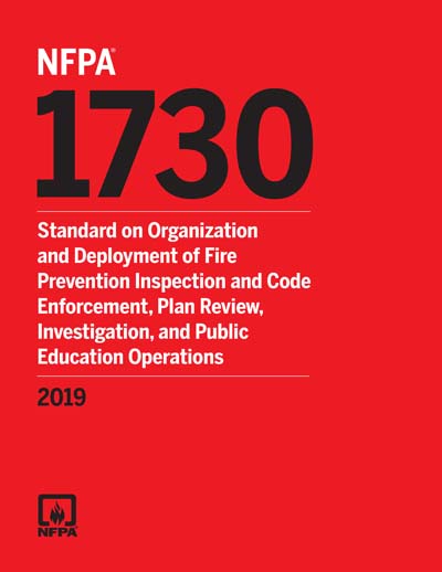 NFPA 1730 2019 NFPA 1730 Standard on Organization and Deployment of