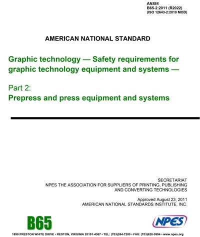 Standards PDF Cover Page