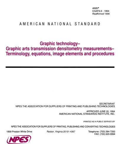 Standards PDF Cover Page