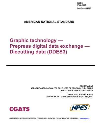 Standards PDF Cover Page
