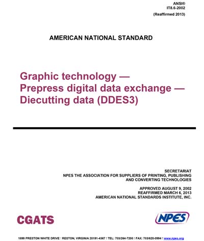 Standards PDF Cover Page