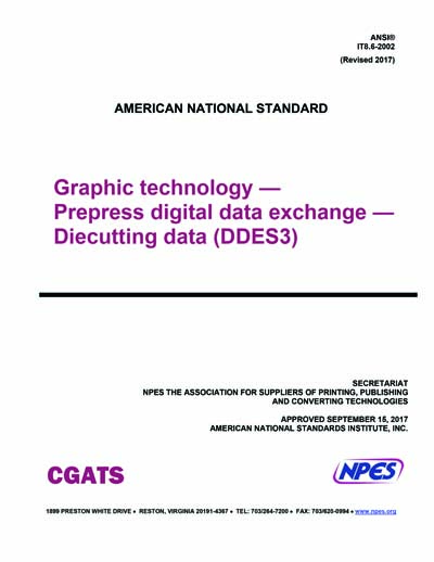 Standards PDF Cover Page