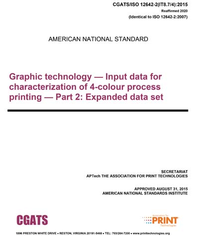 Standards PDF Cover Page