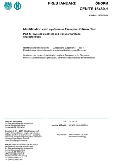 Standards PDF Cover Page