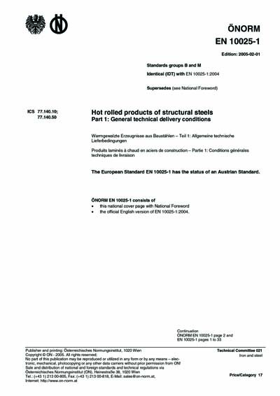Standards PDF Cover Page