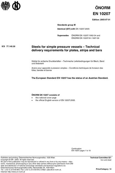 Standards PDF Cover Page