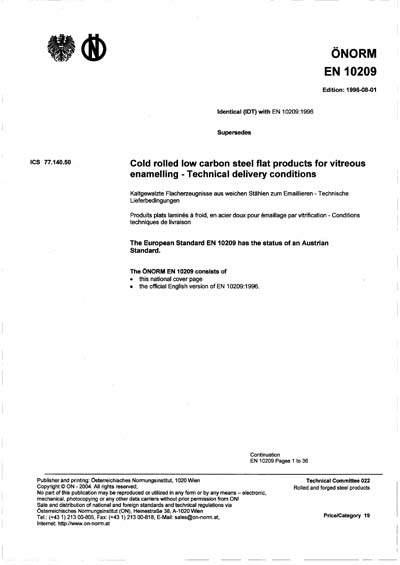 Standards PDF Cover Page