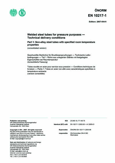 Standards PDF Cover Page