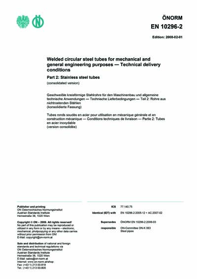 Standards PDF Cover Page