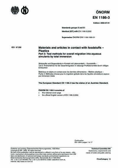 Standards PDF Cover Page