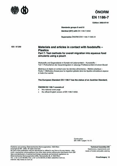 Standards PDF Cover Page