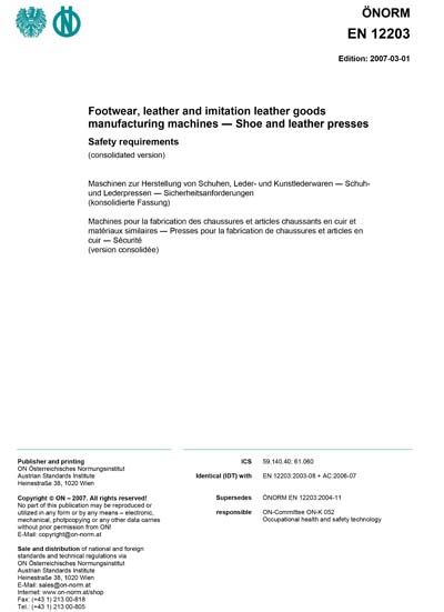 Standards PDF Cover Page
