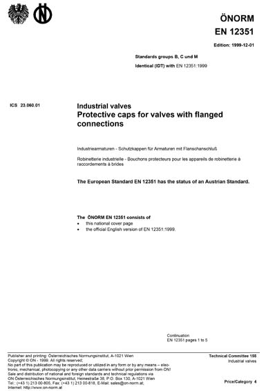 Standards PDF Cover Page