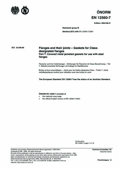 Standards PDF Cover Page