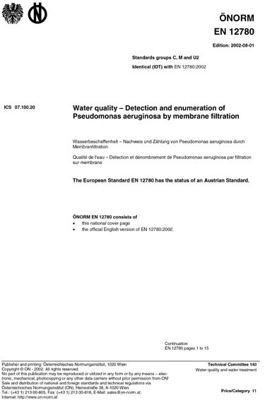 Standards PDF Cover Page