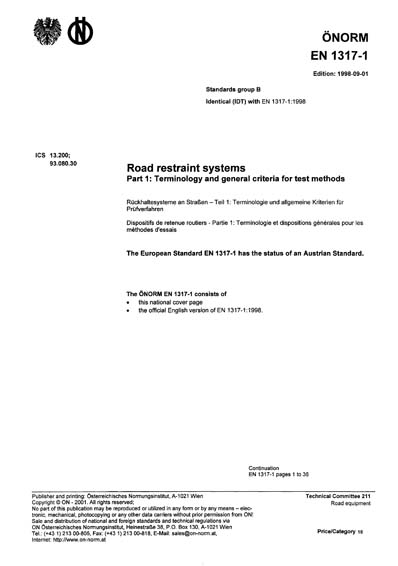 Standards PDF Cover Page