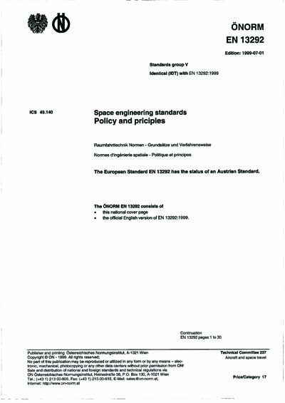 Standards PDF Cover Page