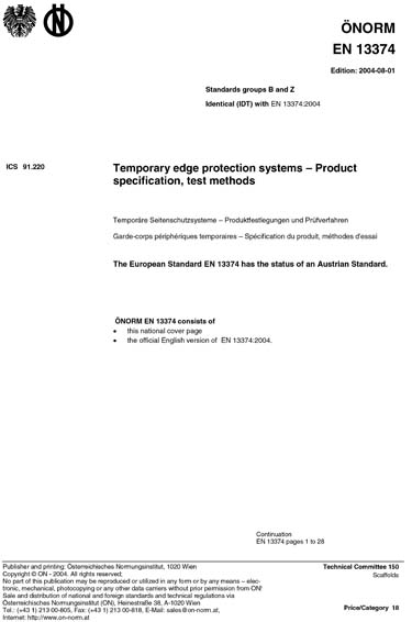 Standards PDF Cover Page