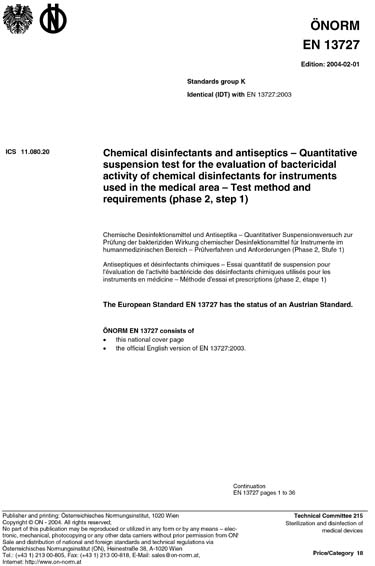 Standards PDF Cover Page