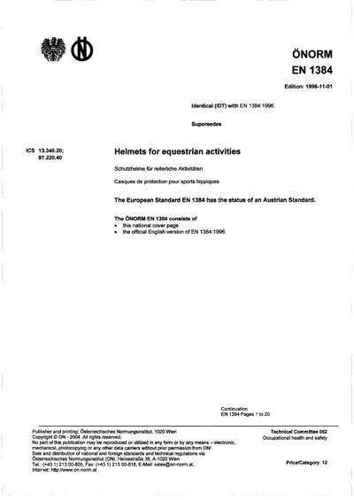 Standards PDF Cover Page