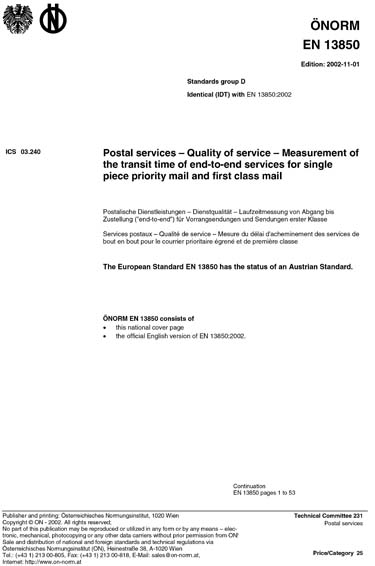 Standards PDF Cover Page