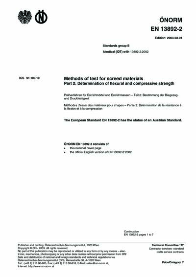 Standards PDF Cover Page