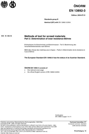 Standards PDF Cover Page