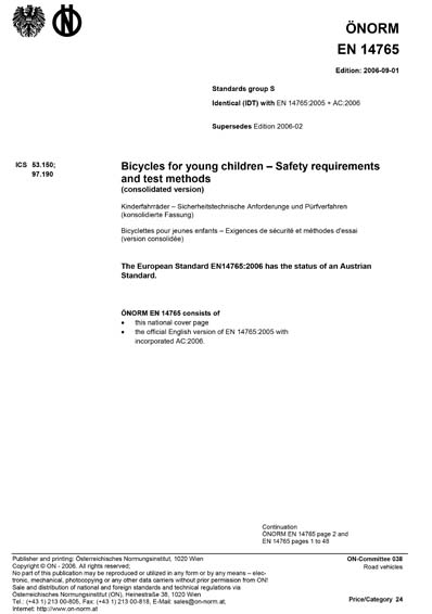 Standards PDF Cover Page