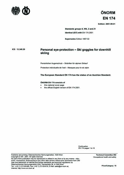 Standards PDF Cover Page