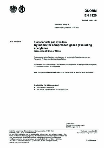 Standards PDF Cover Page