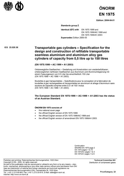 Standards PDF Cover Page