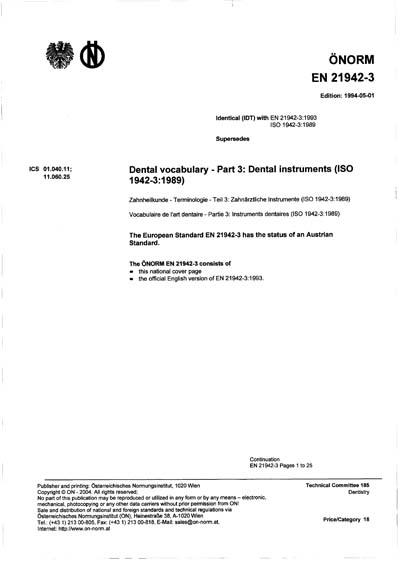 Standards PDF Cover Page