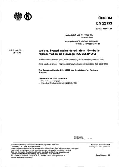 Standards PDF Cover Page