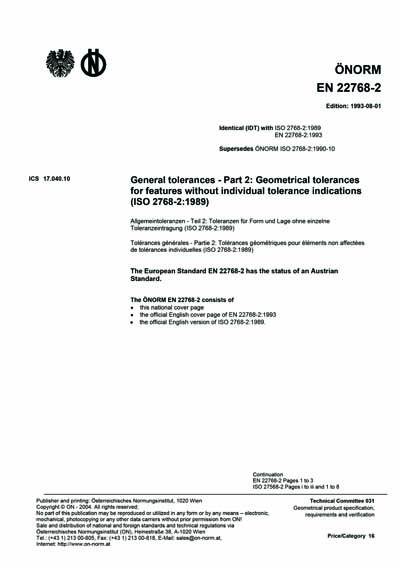 Standards PDF Cover Page