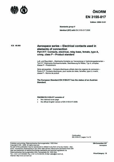 Standards PDF Cover Page