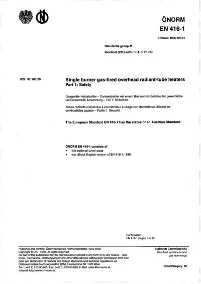 Standards PDF Cover Page