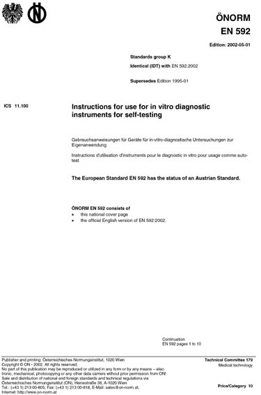 Standards PDF Cover Page