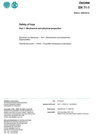 Standards PDF Cover Page