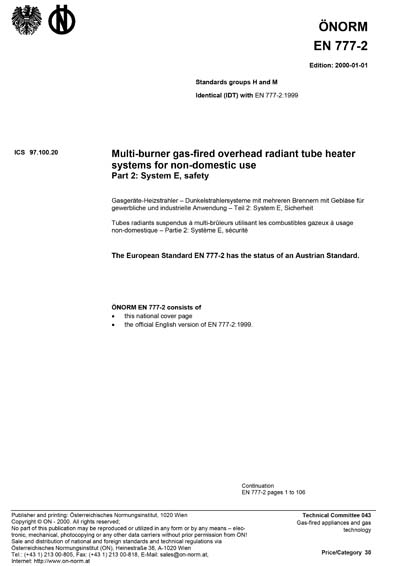 Standards PDF Cover Page