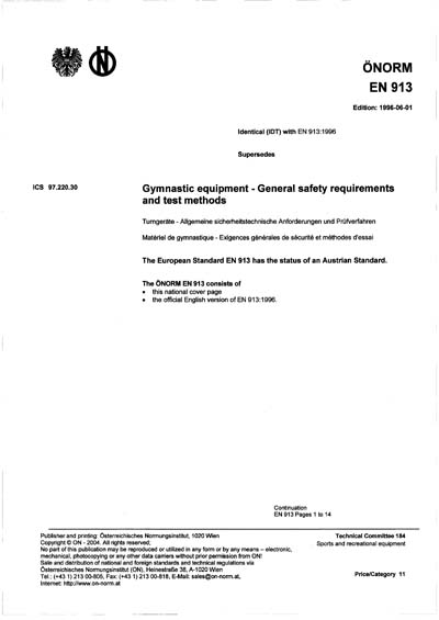 Standards PDF Cover Page